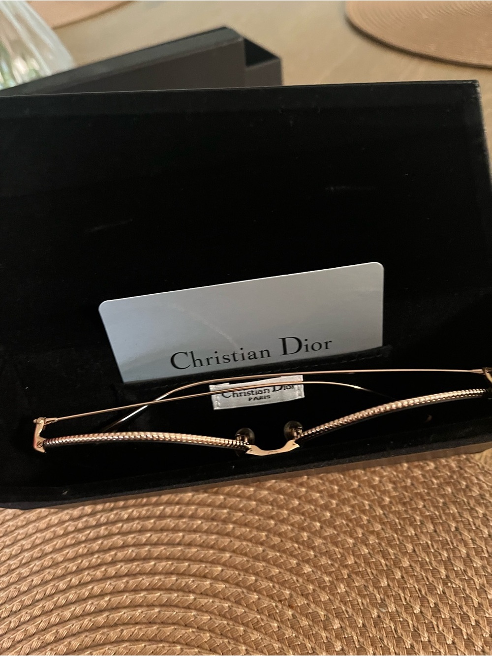 Dior Gold Frame Brown Lens Women's Sunglasses - Picture 8 of 10